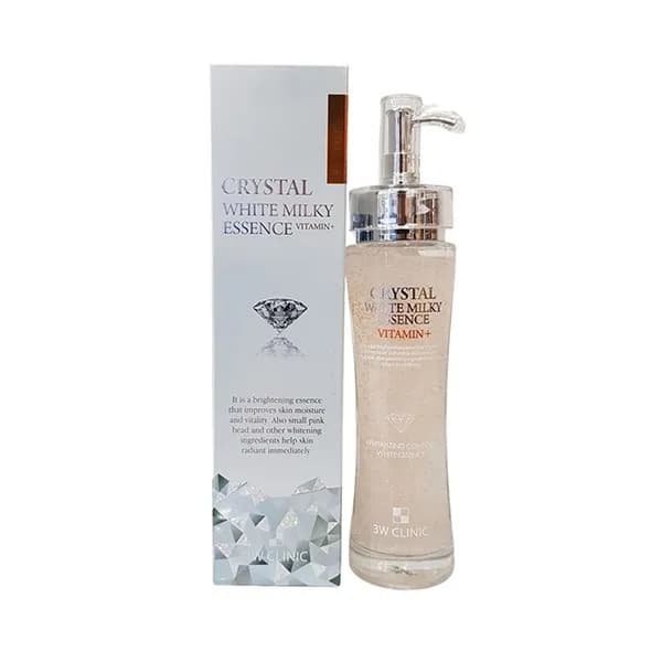 3w clinic crystal white milky essence vitamin+ 150ml