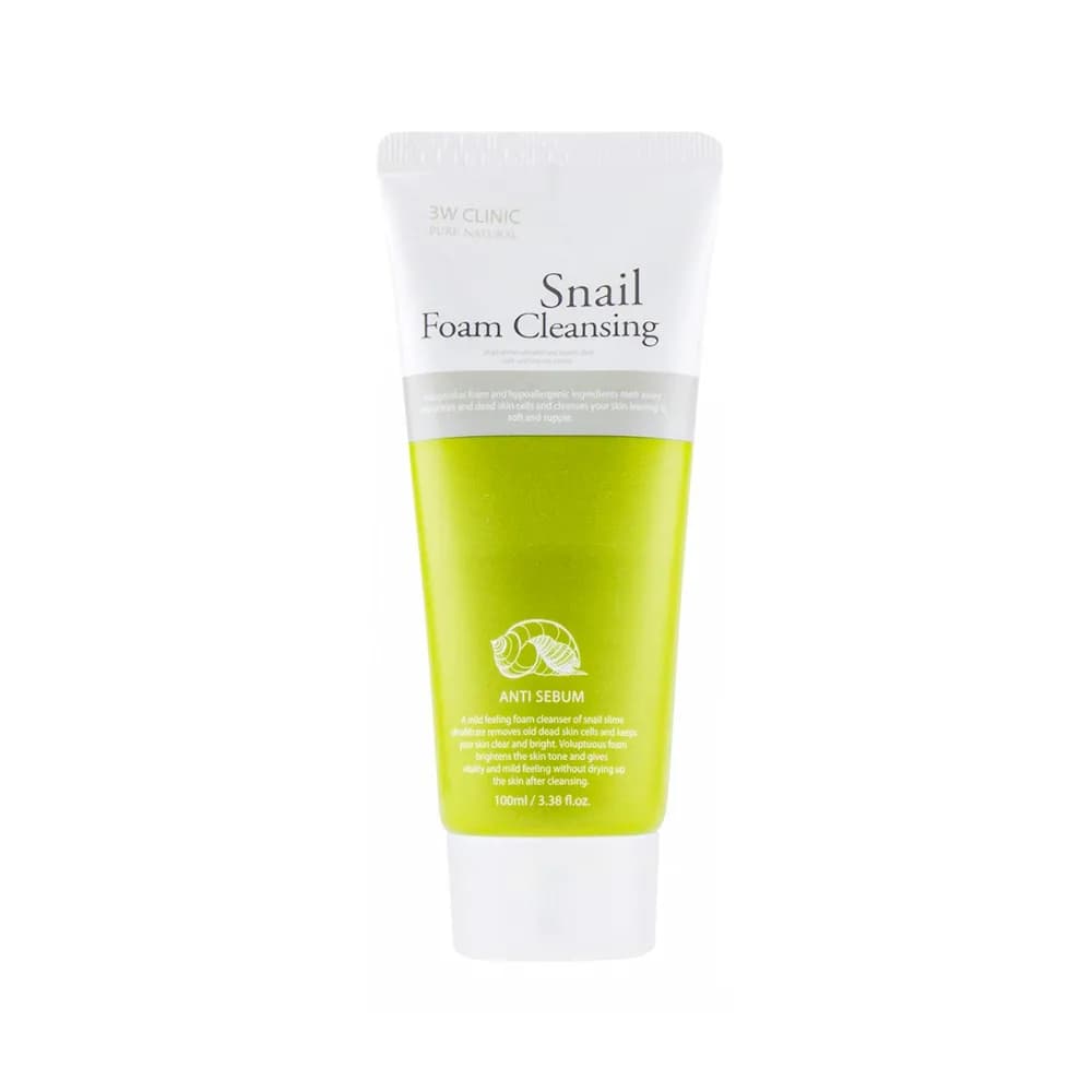3w clinic snail foam cleansing 100ml