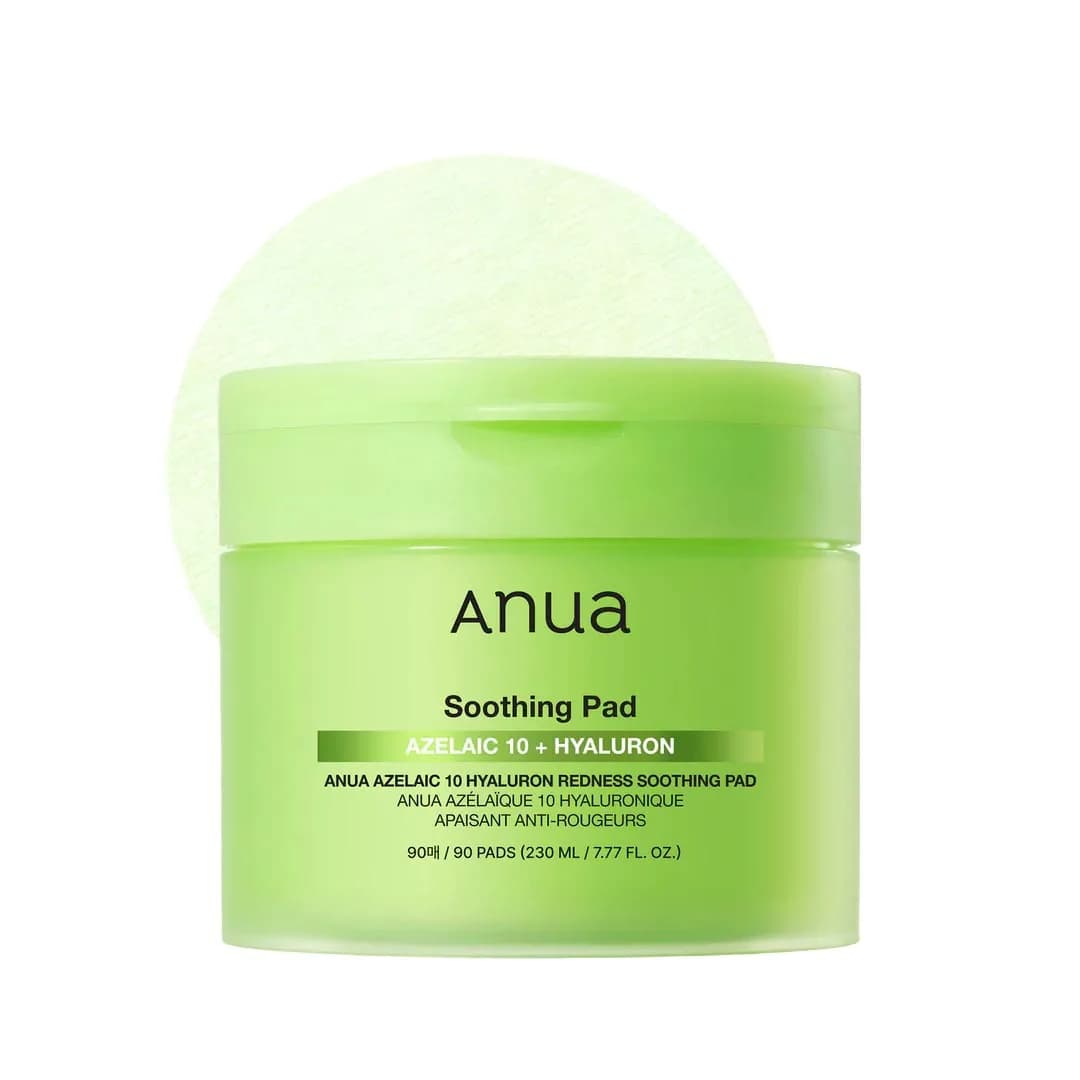 Anua Azelaic 10 Hyaluron Redness Soothing Pad 90pads (230ml)