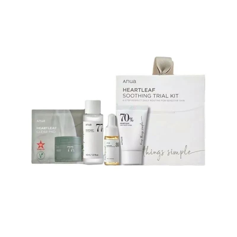 Anua Heartleaf Soothing Trial Kit (2 pads+40ml+10ml+20ml)