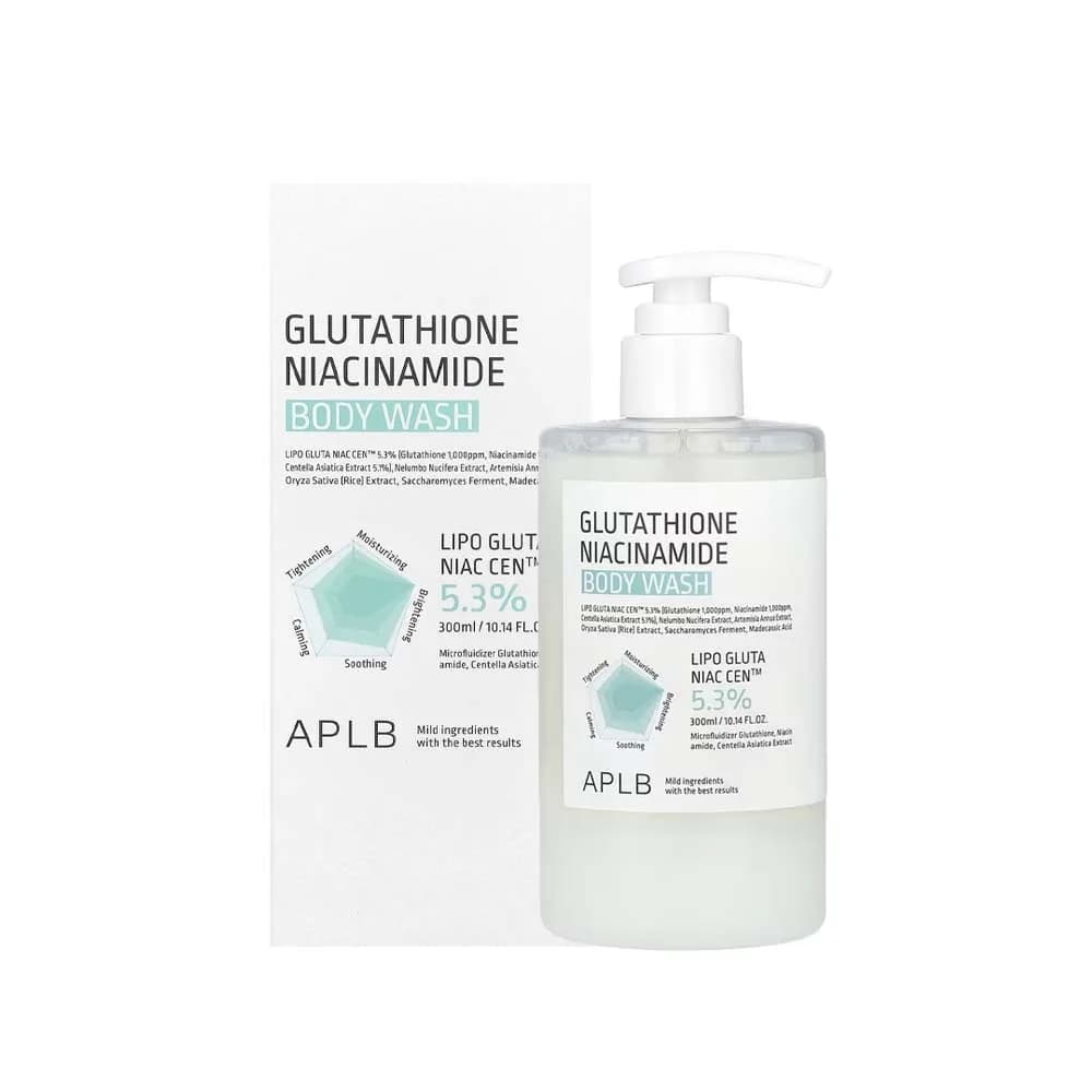 APLB glutathione niacinamide body wash 300ml