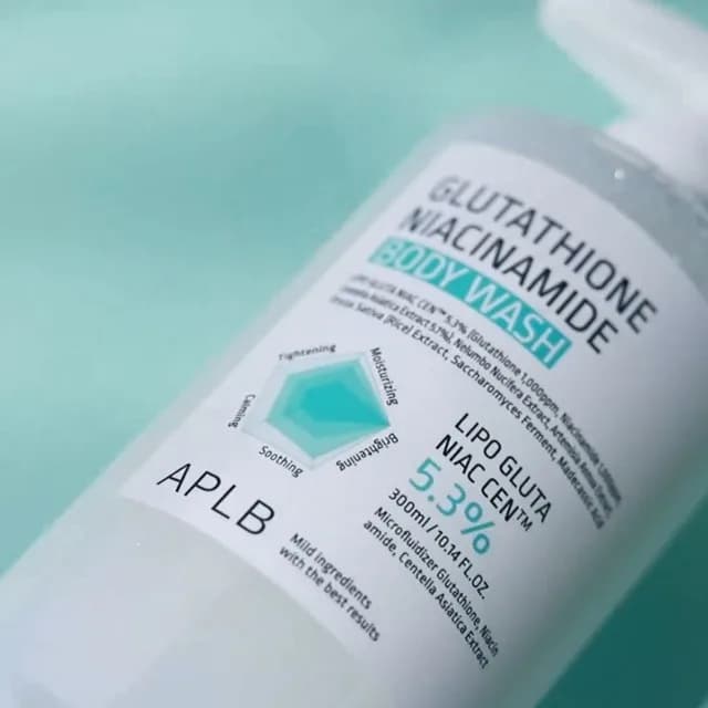 APLB glutathione niacinamide body wash 300ml