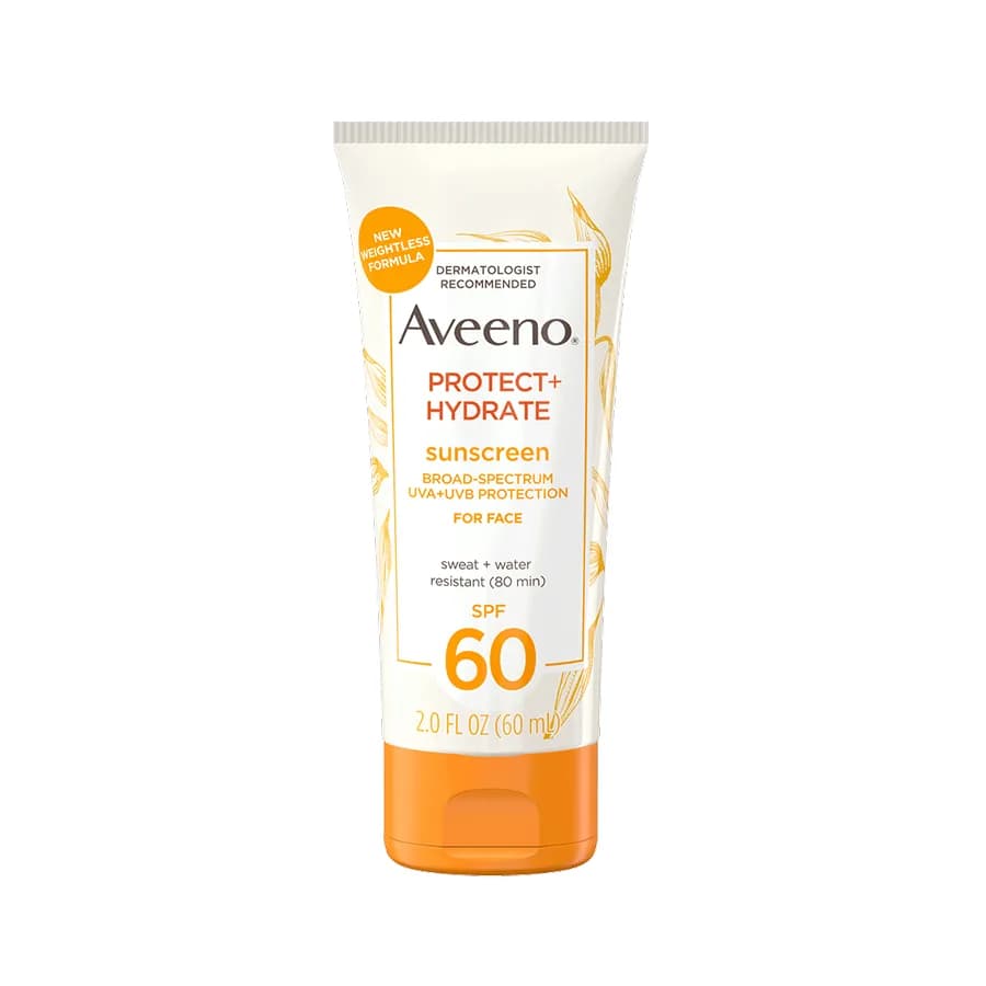 Aveeno Protect + Hydrate Sunscreen Broad Spectrum Face Lotion SPF 60 (60ml)