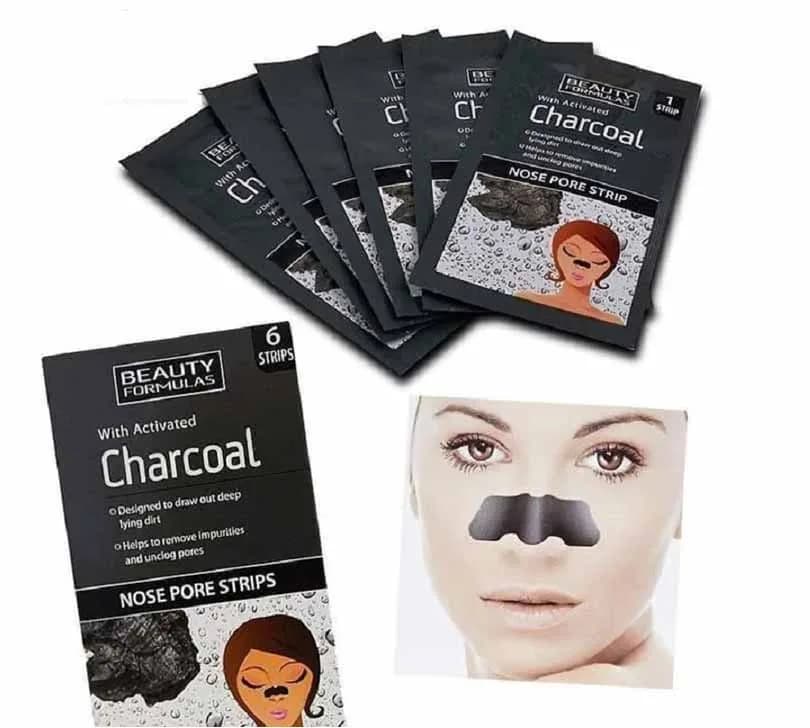 Beauty Formulas Activated Charcoal Nose Pore Strips 6 Strips