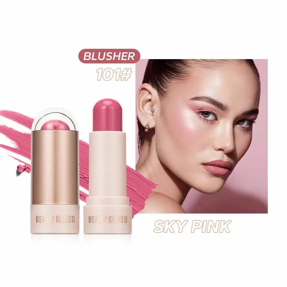 Beauty Glazed Blusher & Contour stick #101 Sky Pink (Blush)