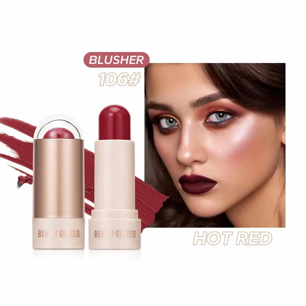 Beauty Glazed Blusher & Contour stick #106 Hot Red (Blush)