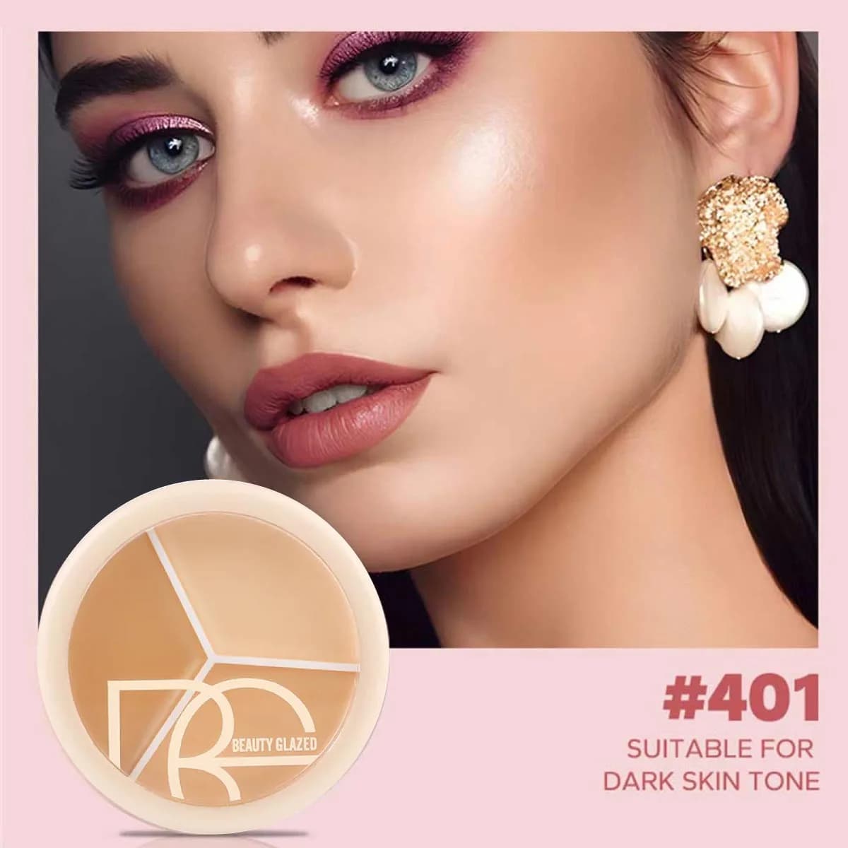 Beauty Glazed Full Coverage Concealer Palette (Pot) #401