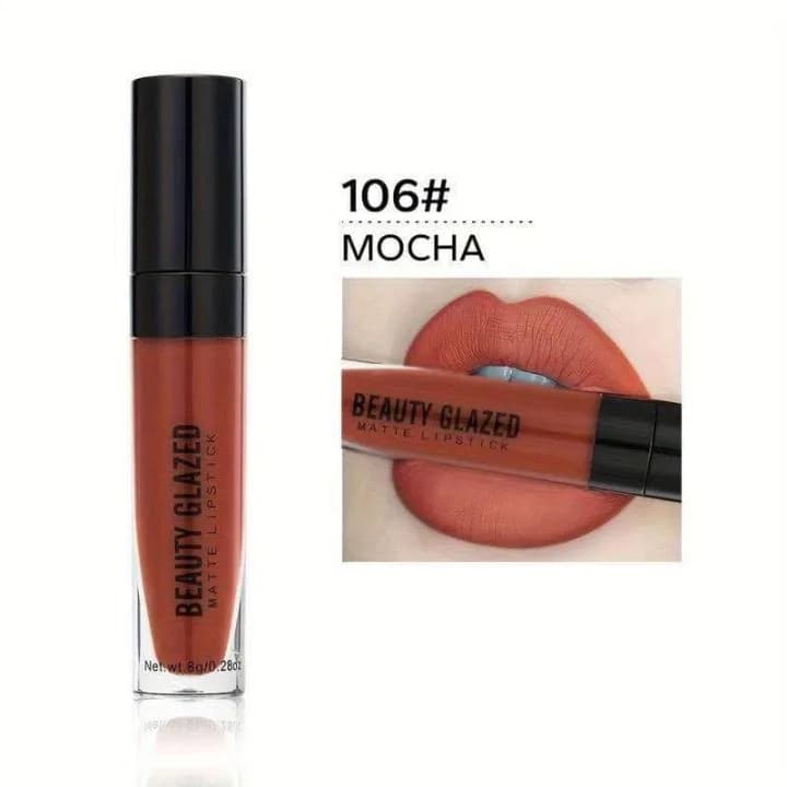 Beauty Glazed Liquid Matte Lipstick 106 Mocha