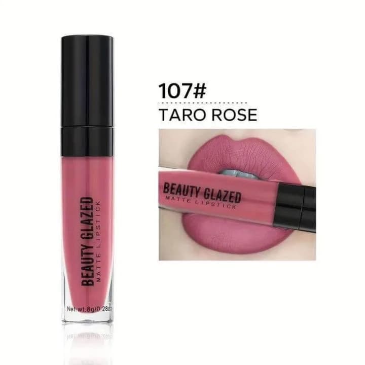Beauty Glazed Liquid Matte Lipstick 107 Taro Rose