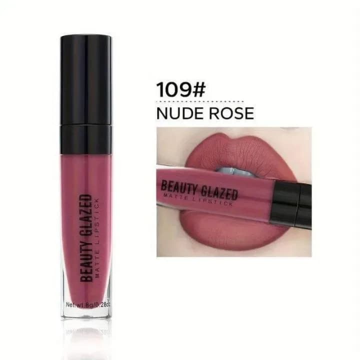 Beauty Glazed Liquid Matte Lipstick 109 Nude Rose