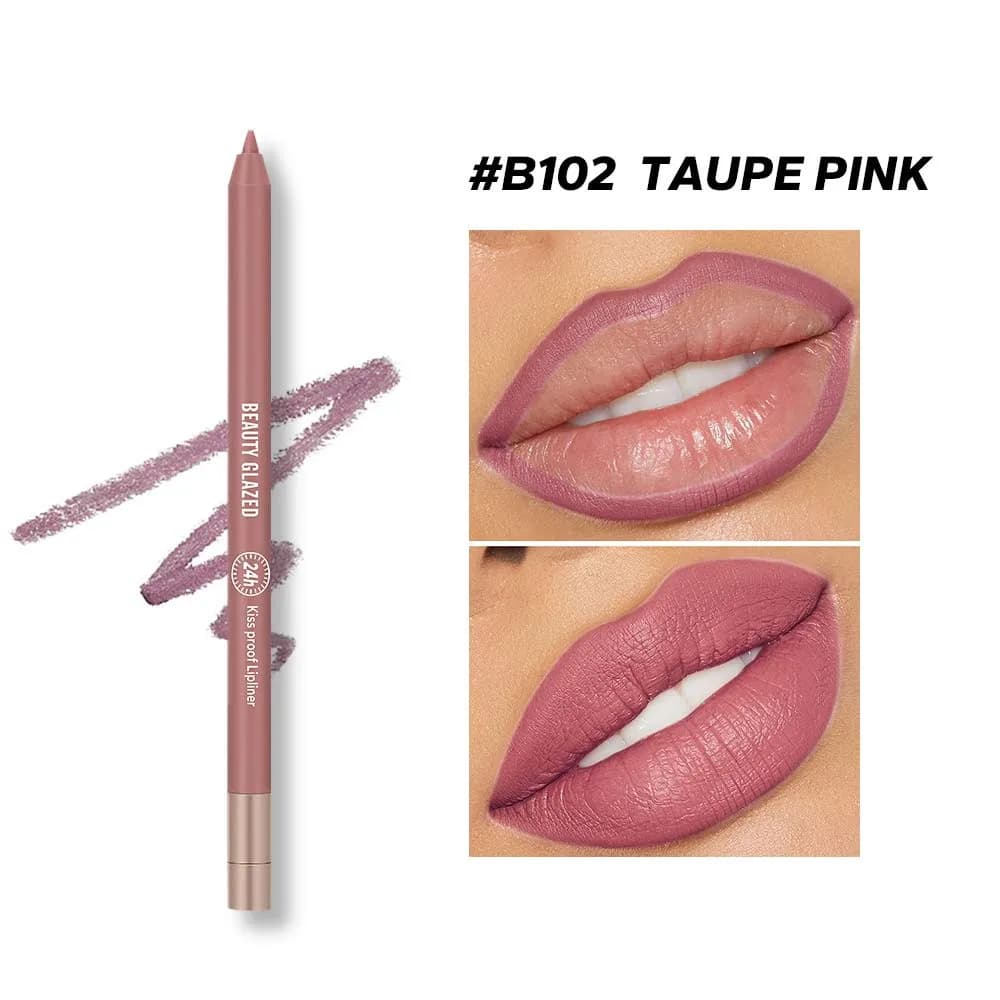 Beauty Glazed Lively Waterproof & Long Lasting Lip Liner - B102 Taupe Pink