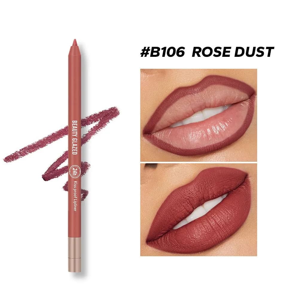 Beauty Glazed Lively Waterproof & Long Lasting Lip Liner - B106 Rose Dust