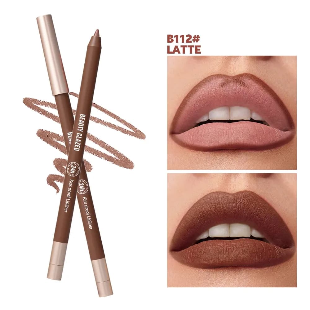 Beauty Glazed Lively Waterproof & Long Lasting Lip Liner - B112 Latte