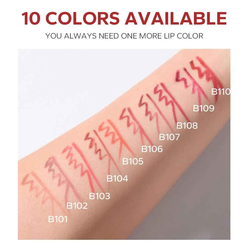 Beauty Glazed Lively Waterproof & Long Lasting Lip Liner - B118 Burnt Umber