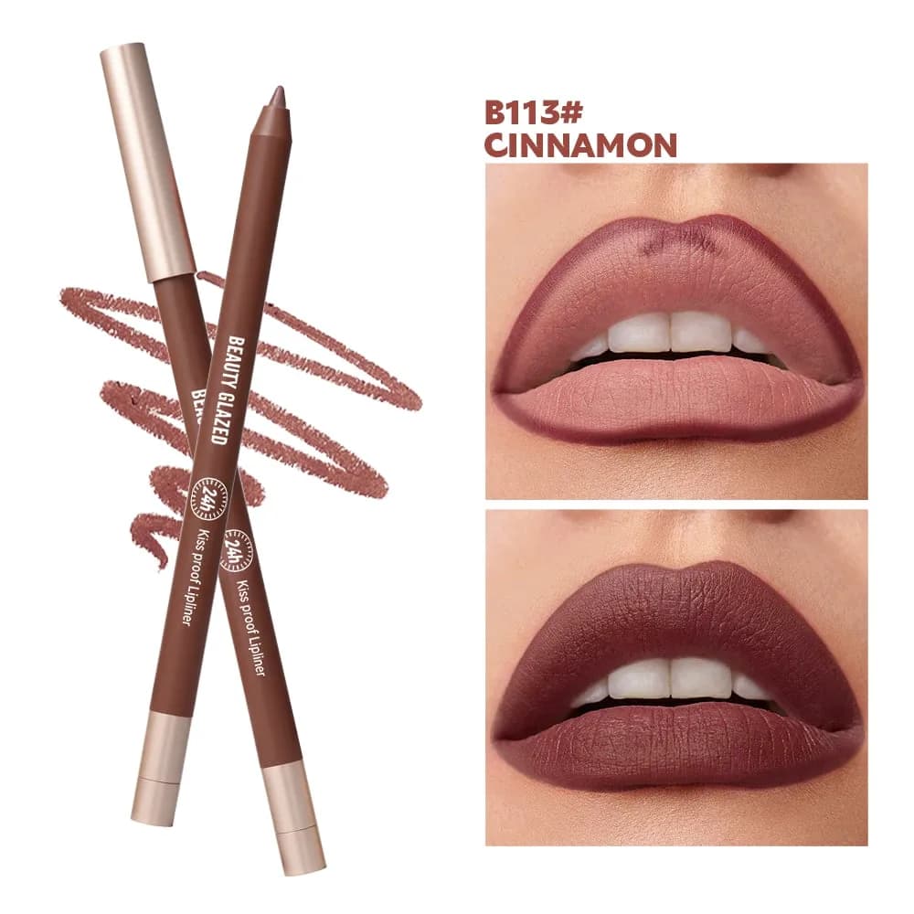 Beauty Glazed Lively Waterproof & Long Lasting Lip Liner - B113 Cinnamon