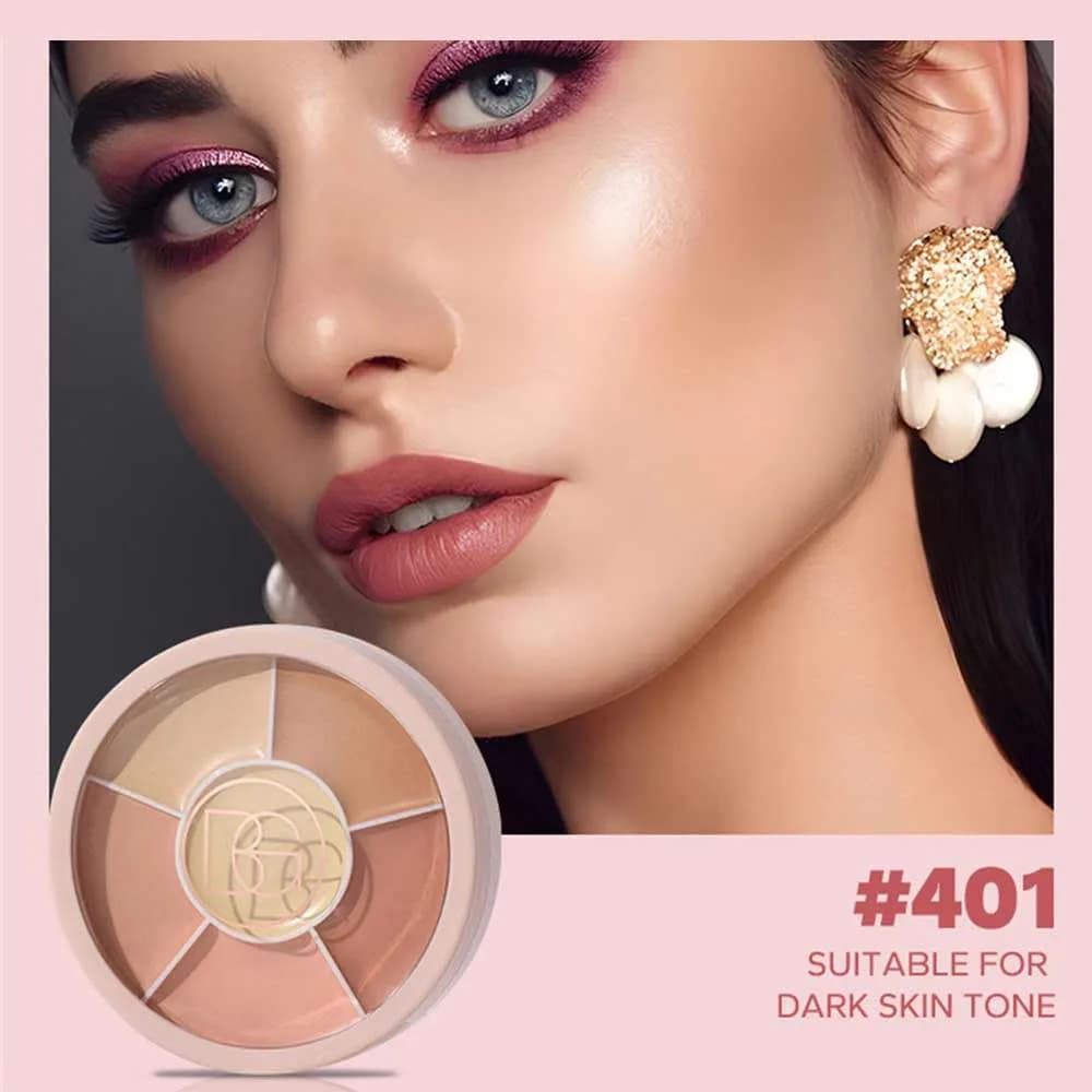 Beauty Glazed Soft Phantom 6 Color Concealer Palette #401