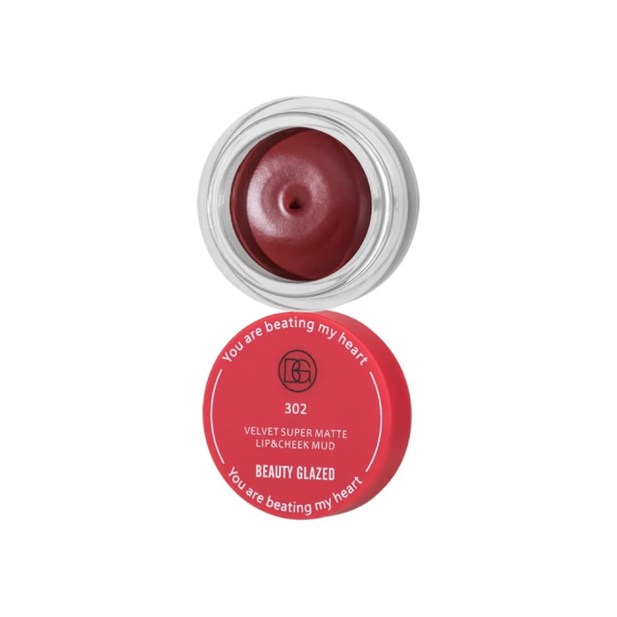 Beauty Glazed Velvet Matte Lip & Cheek Mud #302