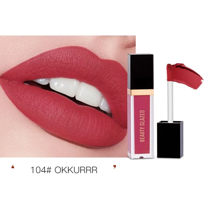 Beauty Glazed Waterproof Liquid Mini Lipstick 104 Okkurrr