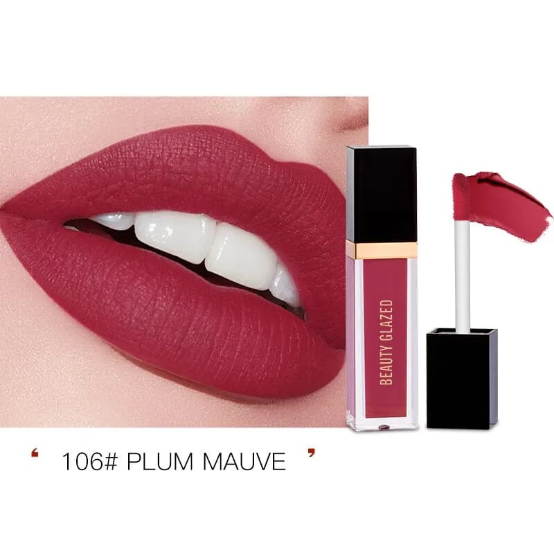 Beauty Glazed Waterproof Liquid Mini Lipstick 107 Taro Rose