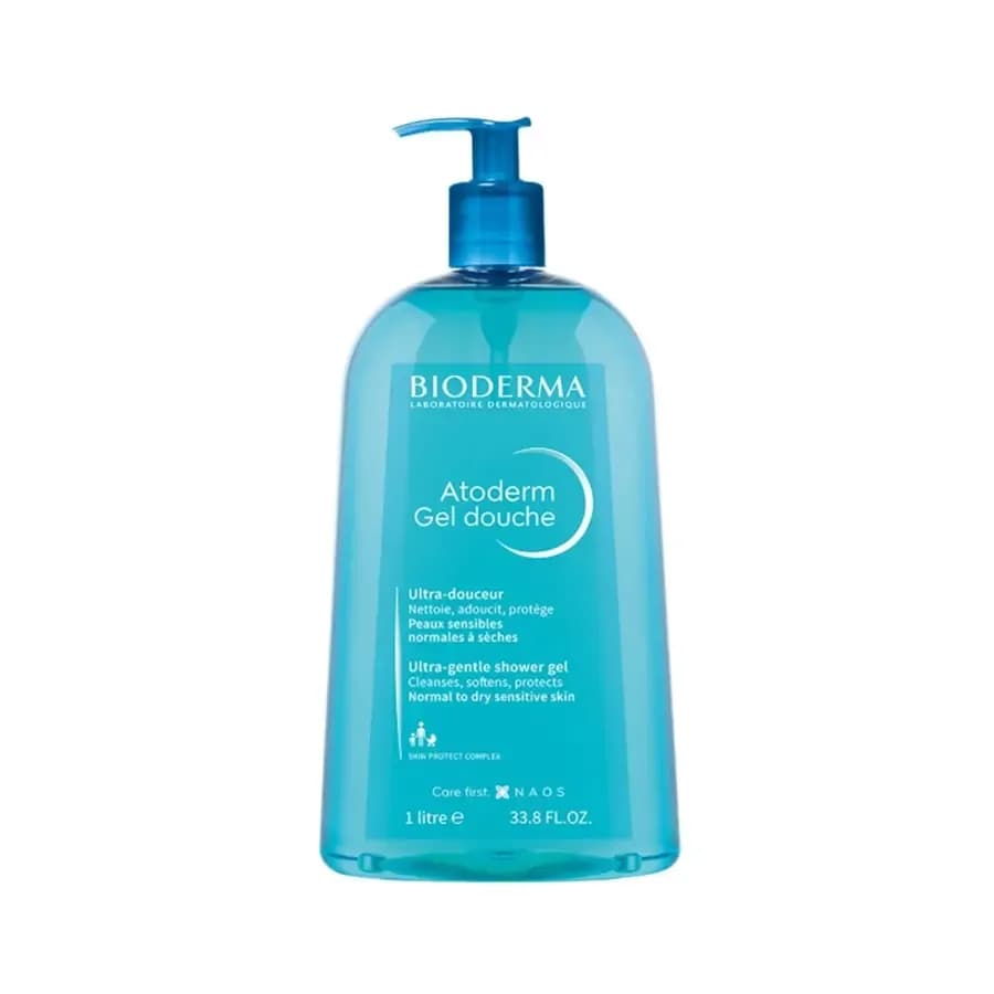 Bioderma Ultra Gentle Shower Gel for Normal to Dry Skin (1000ml)