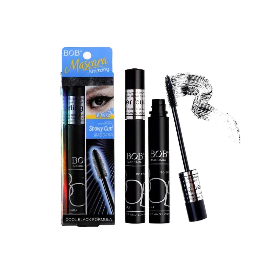 Bob Mascara Showy Curl Amazing Waterproof - Black