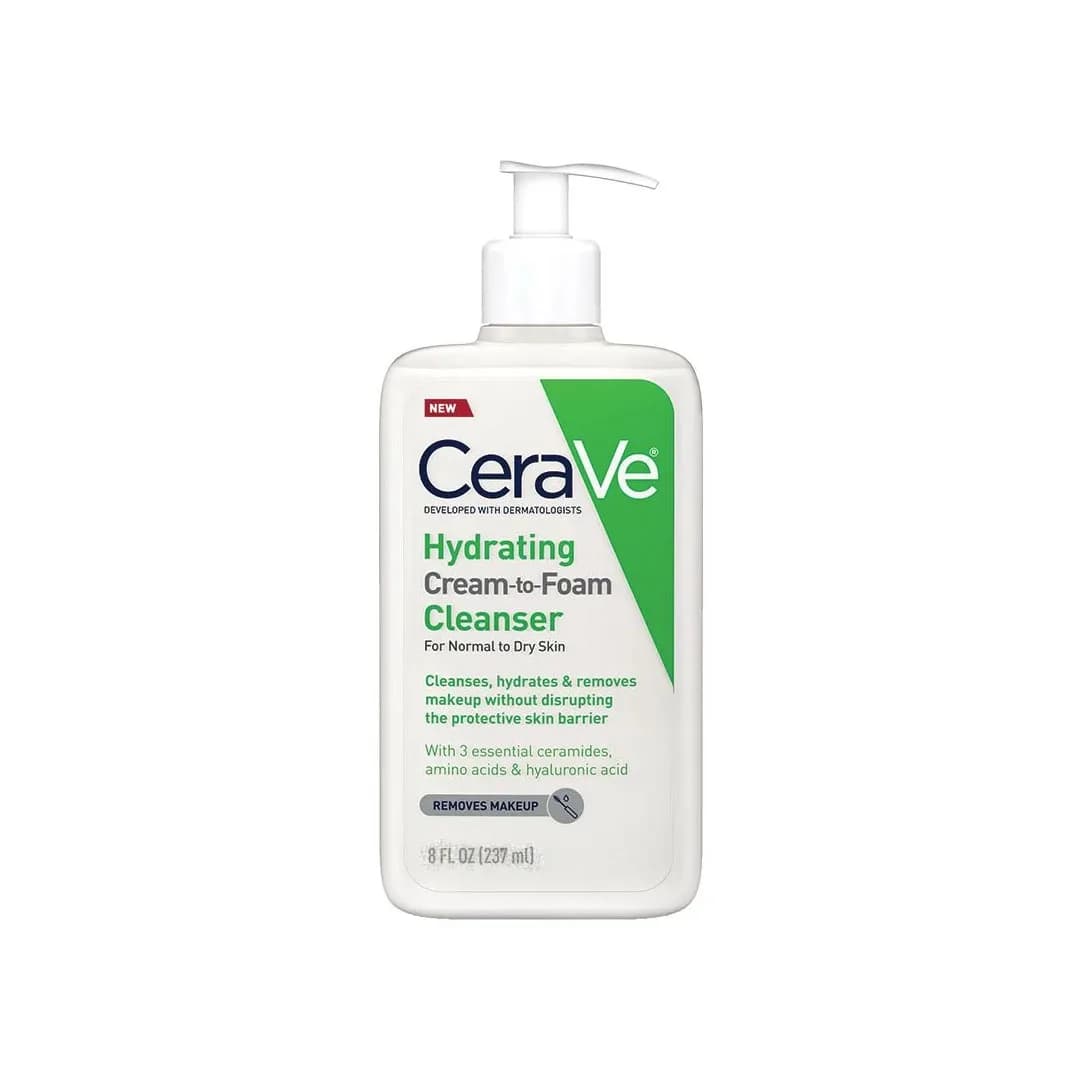 Cerave hydrating cream to foam cleanser 237ml