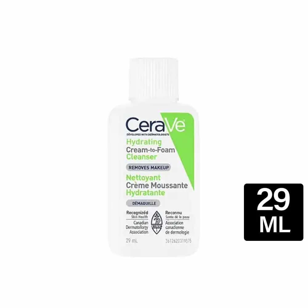 CeraVe Hydrating Cream-to-Foam Cleanser 29ml