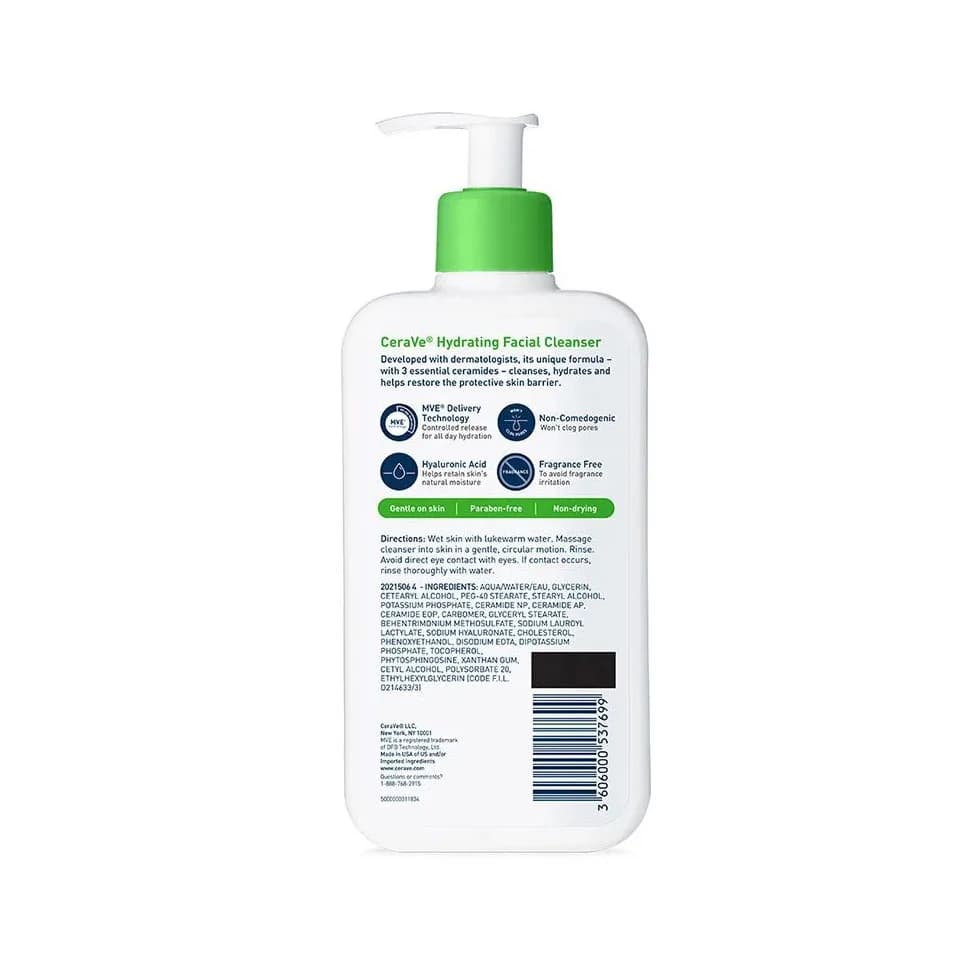 cerave hydrating facial cleanser 237ml
