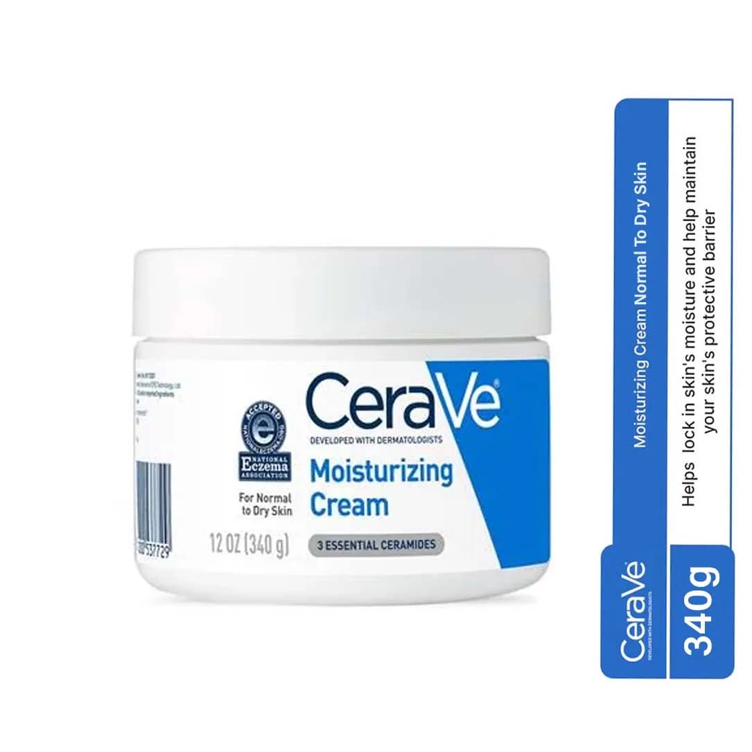 CeraVe Moisturizing Cream For Normal To Dry Skin (340g)