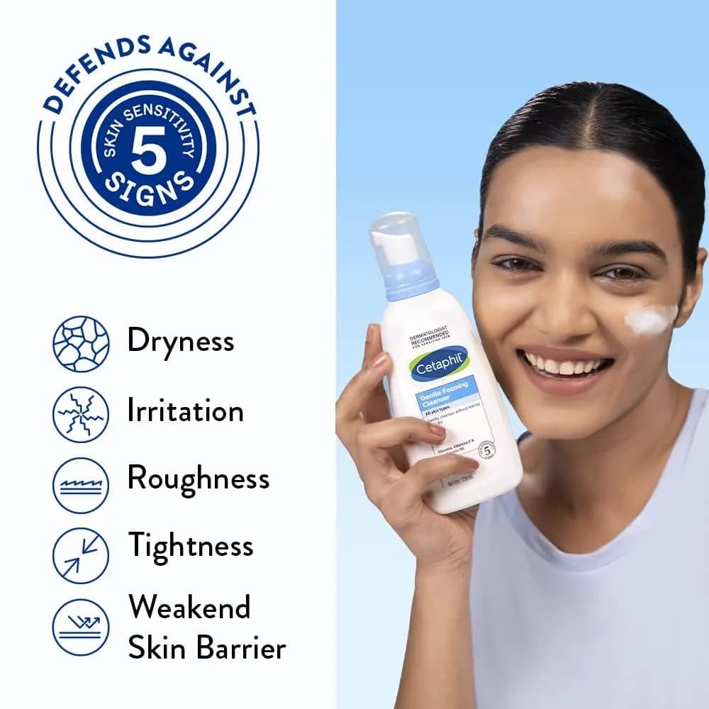 Cetaphil Gentle Foaming Cleanser Normal to Dry Skin (237ml)