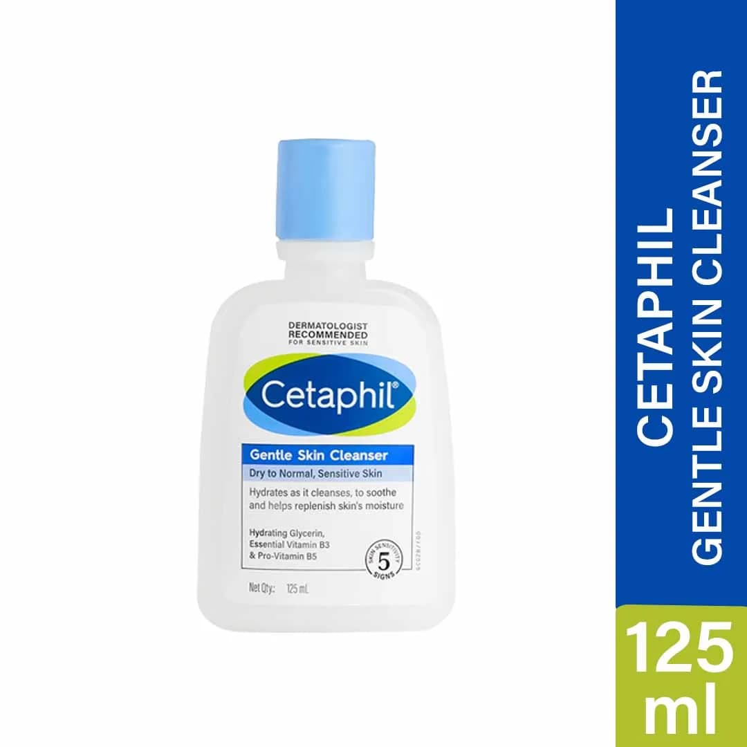 Cetaphil Gentle Skin Cleanser For Dry To Normal Sensitive Skin 125ml