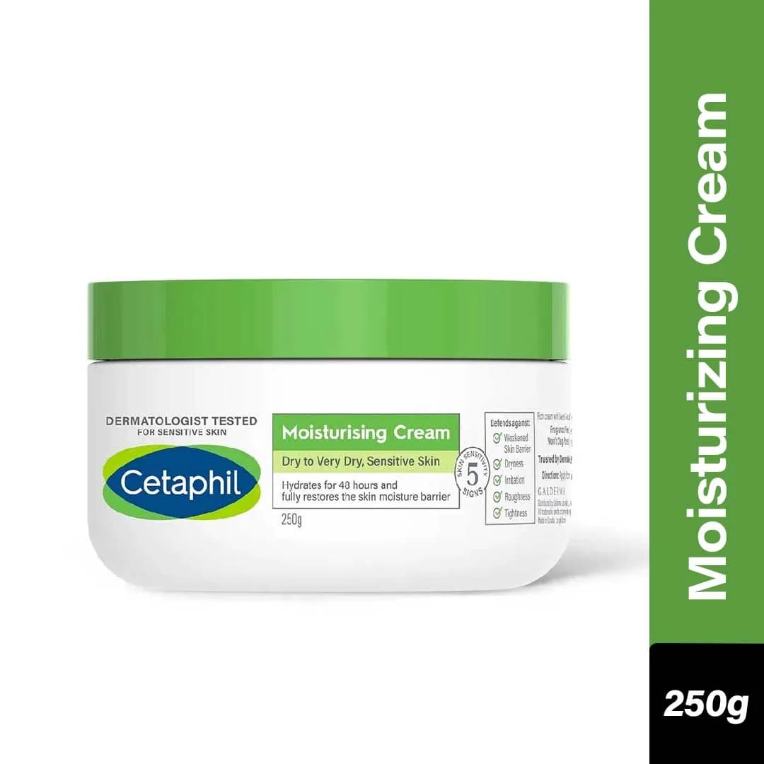 Cetaphil Moisturizing Cream (Dry to very dry, Sensitive Skin) 250g Canada