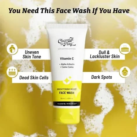 Chemist at Play Vitamin C Brightening Boost Face Wash (100ml)
