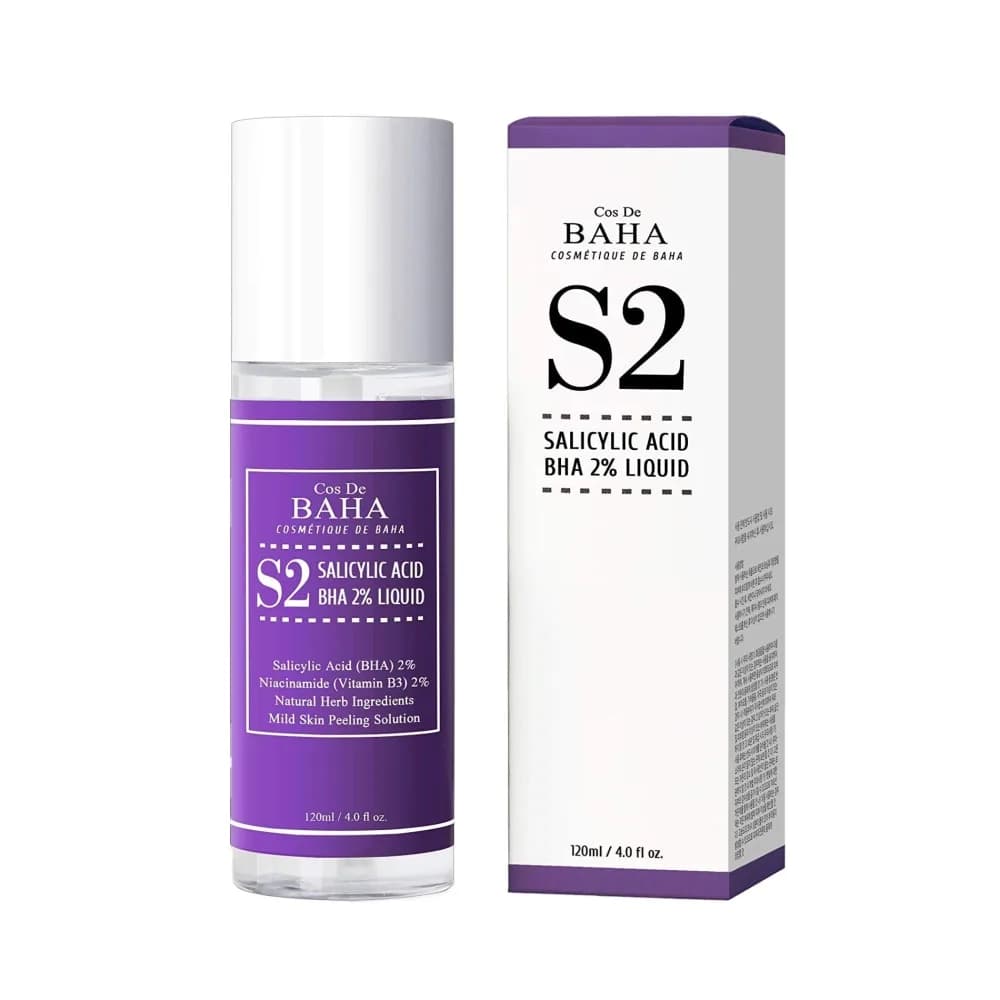 Cos De Baha S2 Salicylic Acid BHA 2% Liquid 120ml