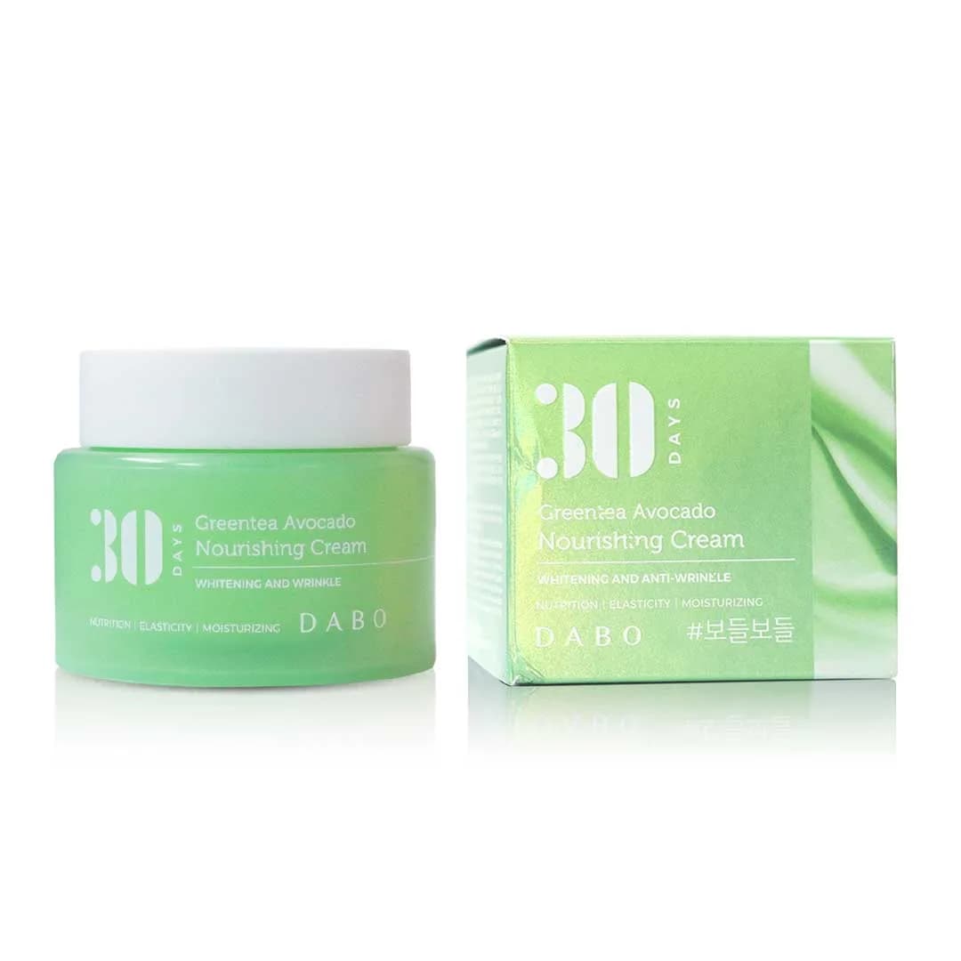 Dabo 30 Days Greentea Avocado Nourishing Cream 100ml