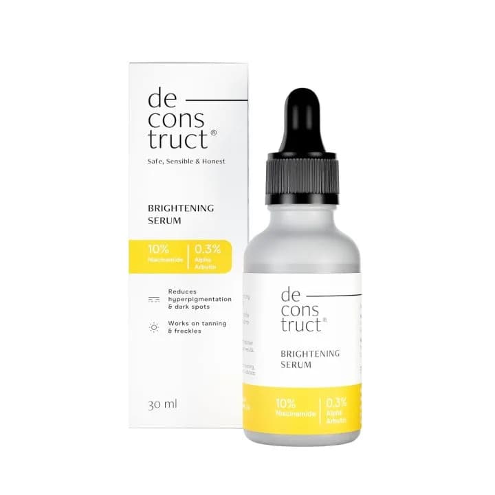 Deconstruct Brightening Serum – 10% Niacinamide + 0.3% Alpha Arbutin- 30ml