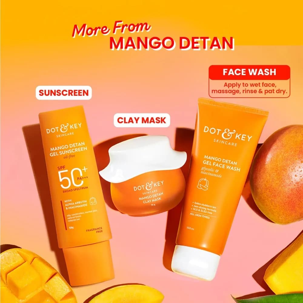 Dot and Key Mango Detan Gel Facewash 100ml
