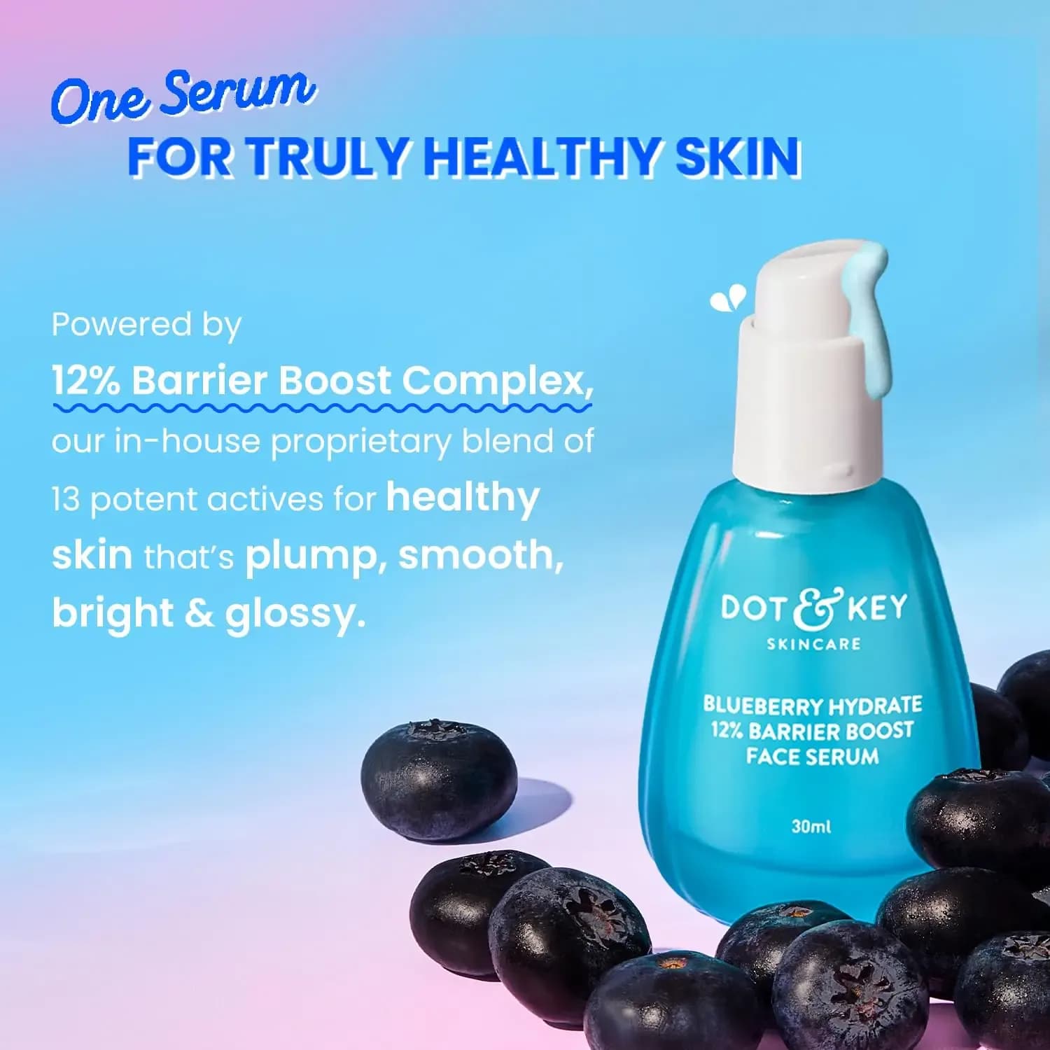 Dot & Key Blueberry Hydrate 12% Barrier Boost Serum 30ml