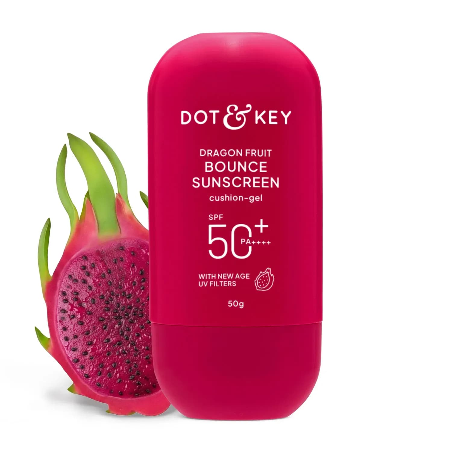 Dot & Key Dragon Fruit Bounce Sunscreen In-Vivo Tested SPF 50+ PA++++ 50g