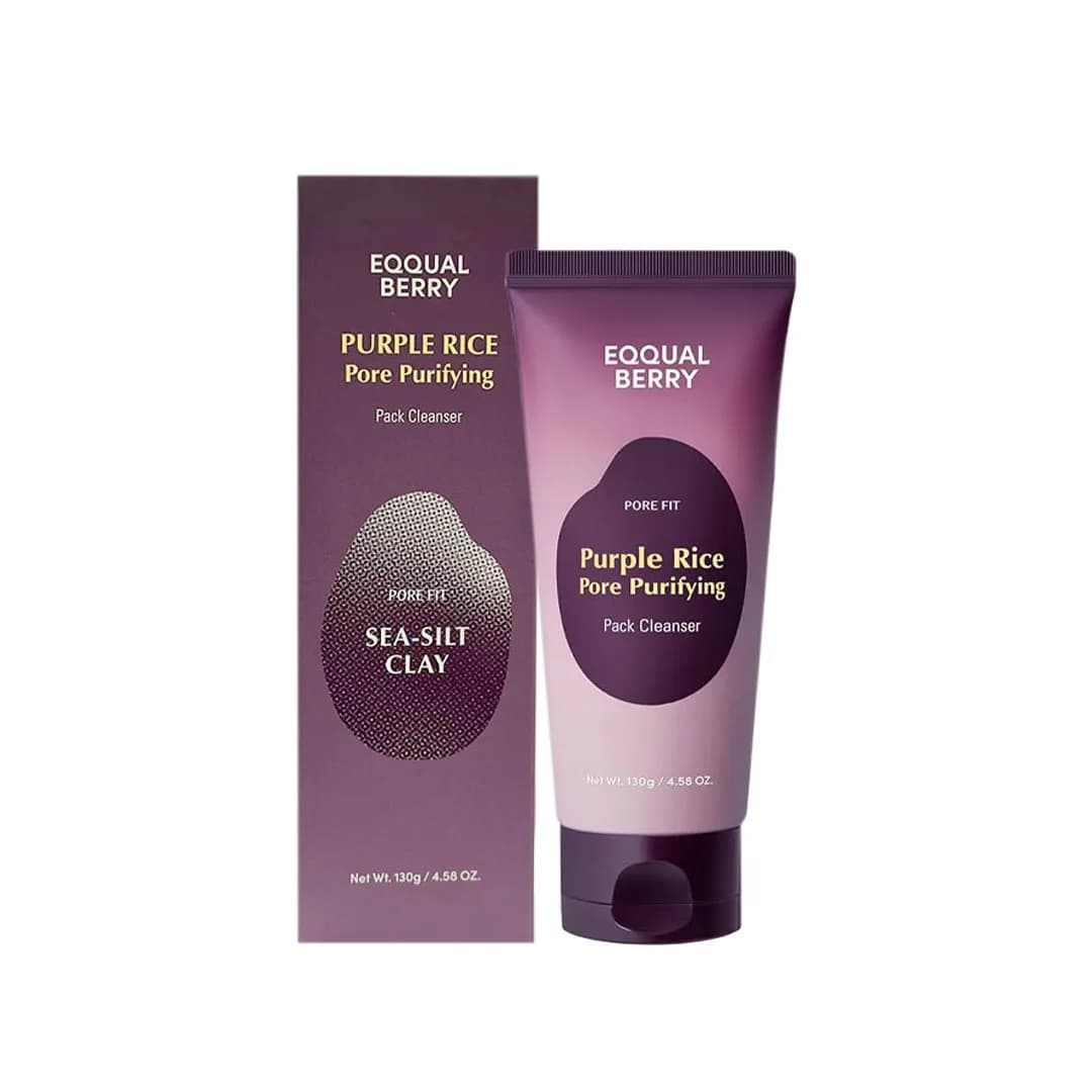 Eqqualberry Purple Rice Pore Purifying Pack Cleanser 130g
