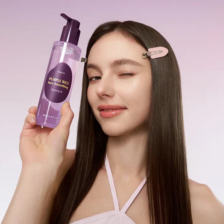 EQQUALBERRY Purple Rice Pore Smoothing Cleansing Oil 200ml