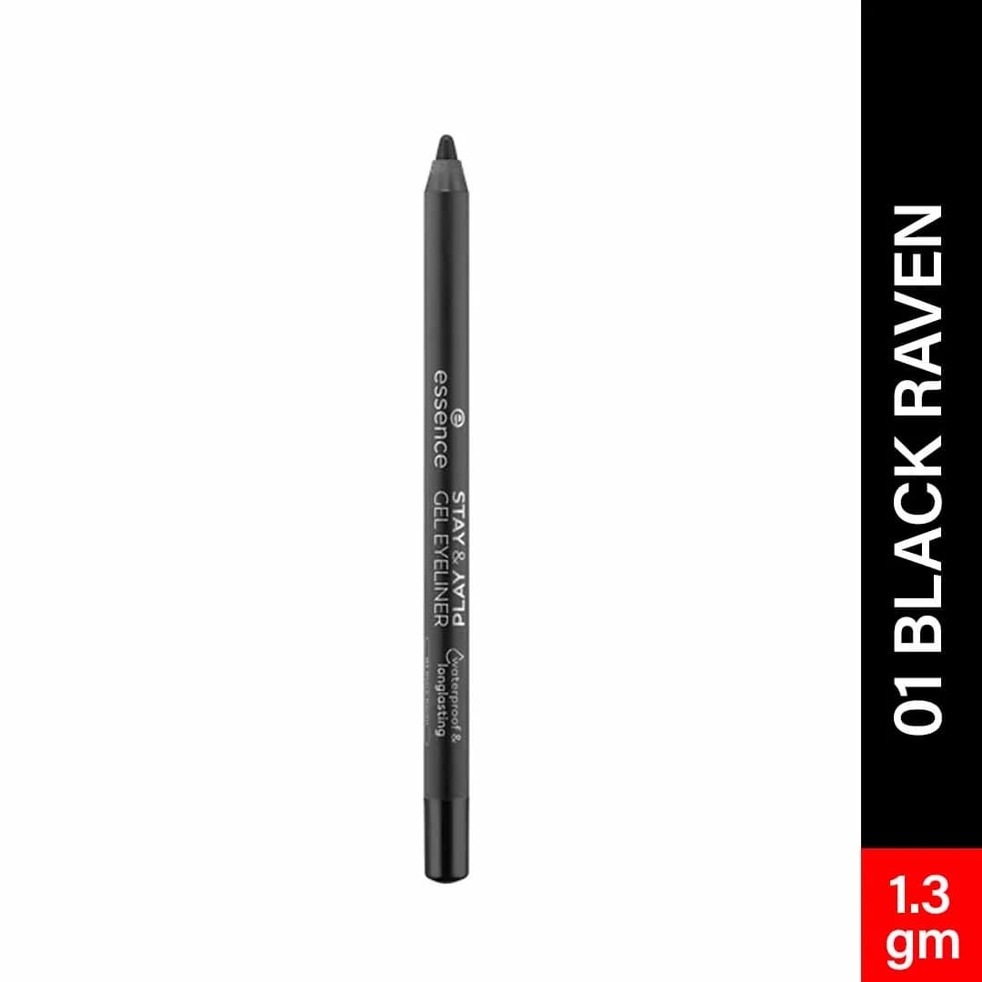 Essence Stay & Play Gel Eyeliner - 01 Black Raven (1.3g)