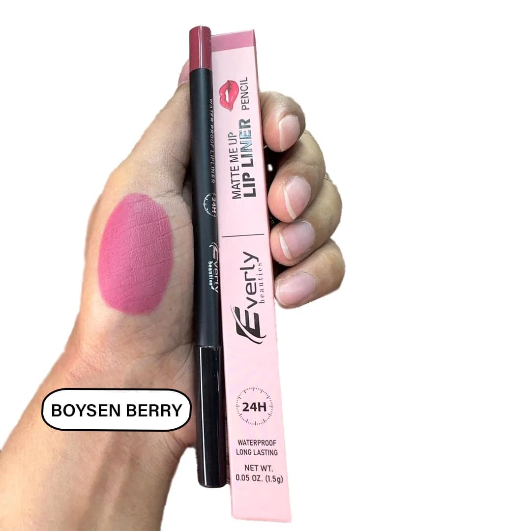 Everly Beauties 24H Waterproof Lip Liner - Boysen Berry