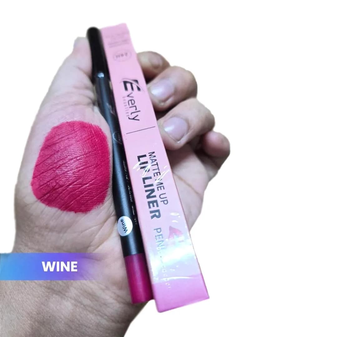 Everly Beauties 24H Waterproof Lip Liner - Wine