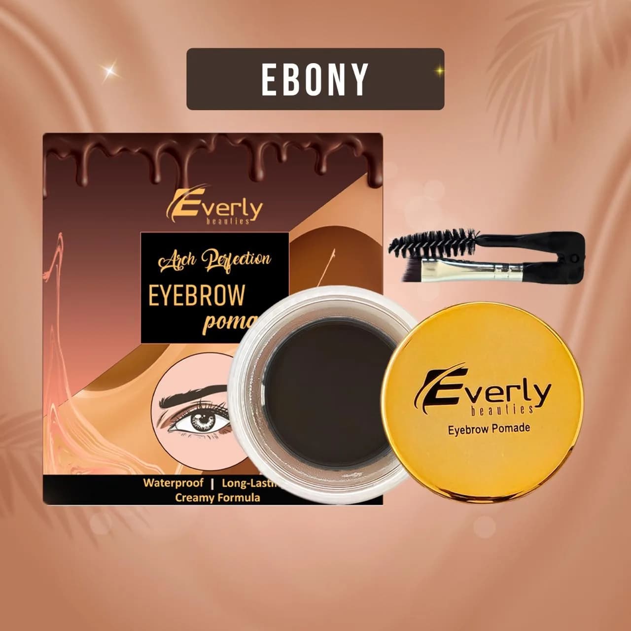 Everly Beauties Eyebrow Pomade -Ebony