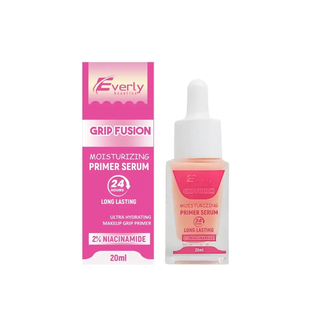 Everly Beauties Grip Fusion Moisturizing Primer Serum with 2% Niacinamide