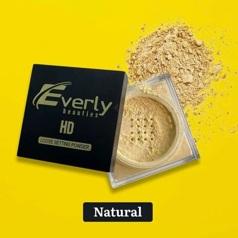 Everly Beauties HD Loose Setting Powder - Natural