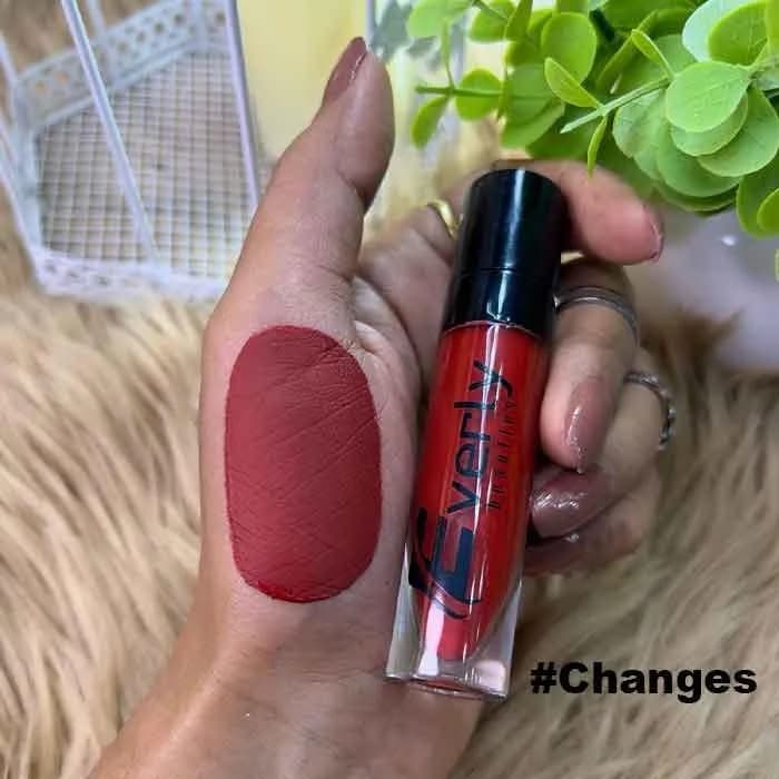 Everly Beauties Matte Liquid Lipstick (Changes)