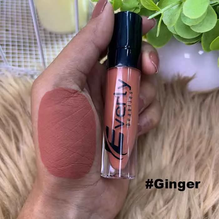Everly Beauties Matte Liquid Lipstick (Ginger)