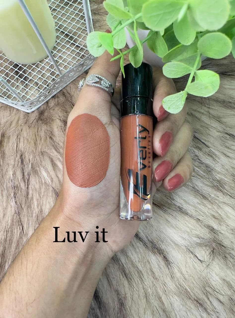Everly Beauties Matte Liquid Lipstick -Luv It